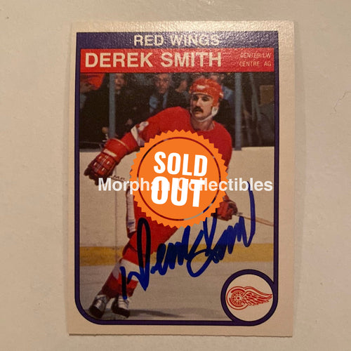 Derek Smith - Autographed Card Opc 1982-83