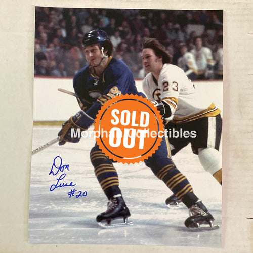 Don Luce - Autographed Buffalo Sabres 8X10 Photo