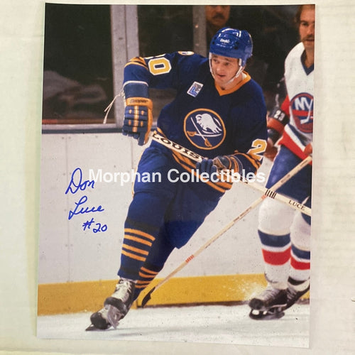 Don Luce - Autographed Buffalo Sabres 8X10 Photo