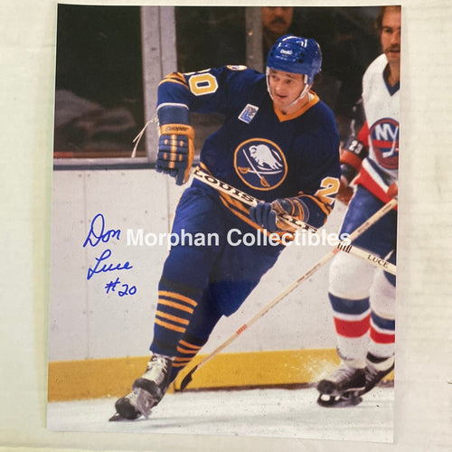 Don Luce - Autographed Buffalo Sabres 8X10 Photo