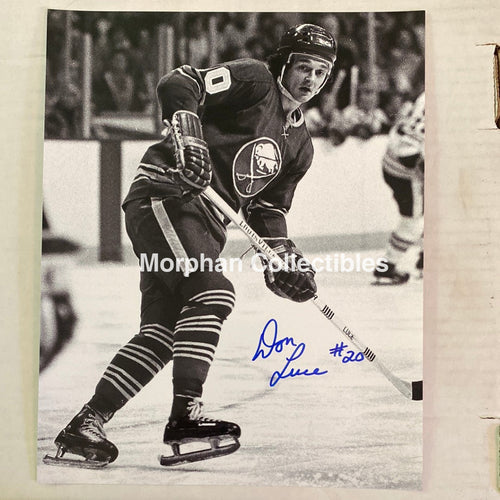 Don Luce - Autographed Buffalo Sabres 8X10 Photo