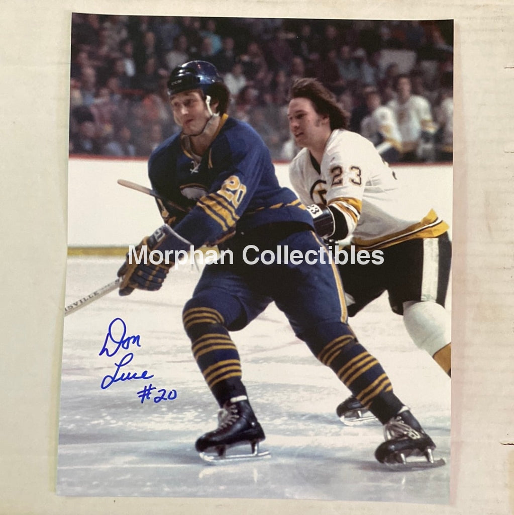 Don Luce - Autographed Buffalo Sabres 8X10 Photo