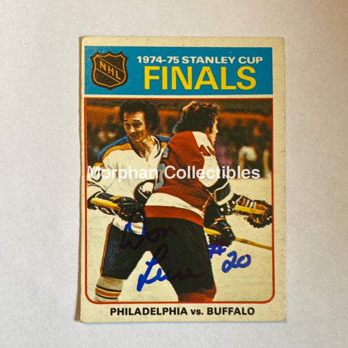 Don Luce - Autographed Card 1975-76 Opc