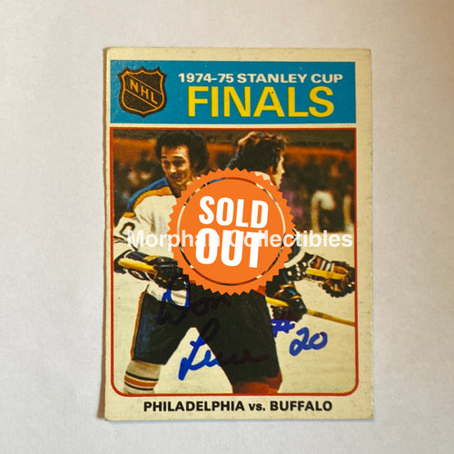 Don Luce - Autographed Card 1975-76 Opc