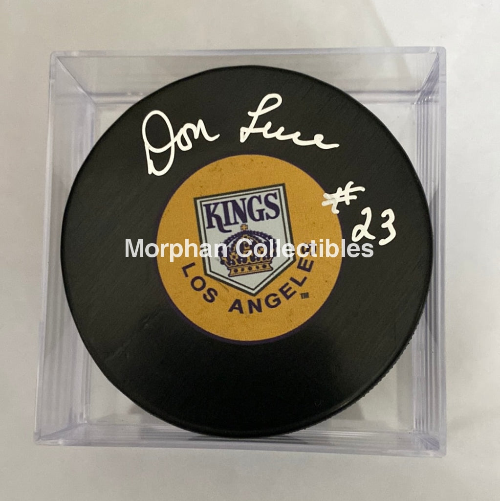 Don Luce - Autographed Puck Los Angelos Kings