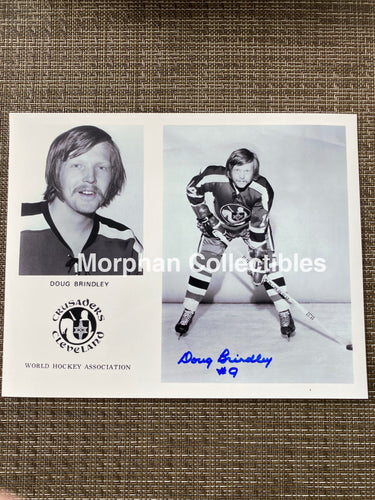 Doug Brindley- Autographed 8X10 Photo - Cleveland Crusaders