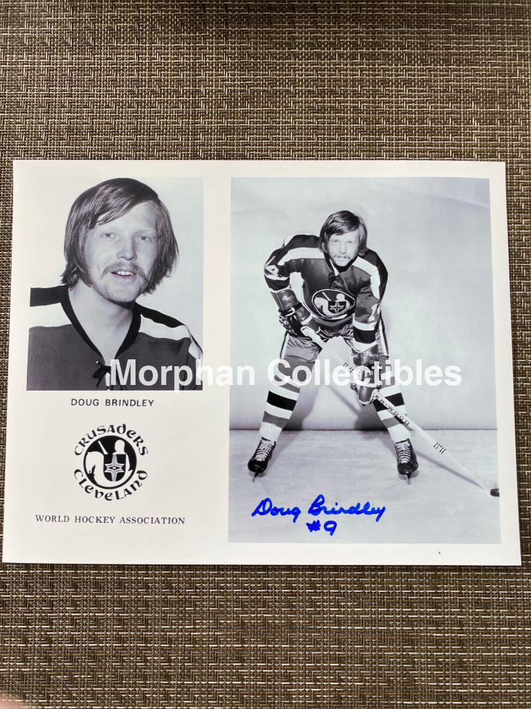 Doug Brindley- Autographed 8X10 Photo - Cleveland Crusaders