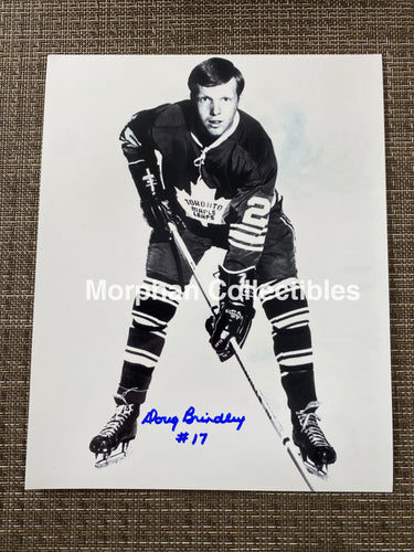 Doug Brindley- Autographed 8X10 Photo - Toronto Maple Leafs