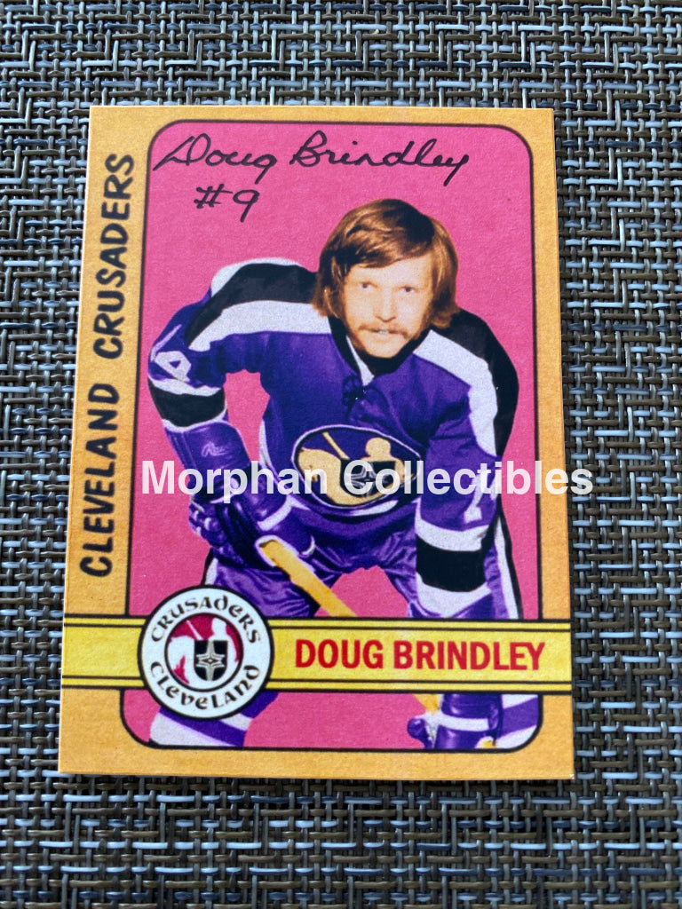 Doug Brindley - Autographed Card Custom Cleveland Crusaders