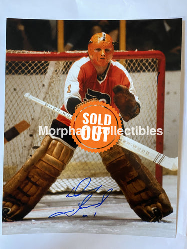 Doug Favell - Autographed 8X10 Photo Philadelphia Flyers