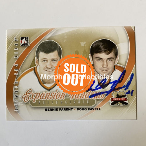 Doug Favell - Autographed Card Between The Pipes 2012