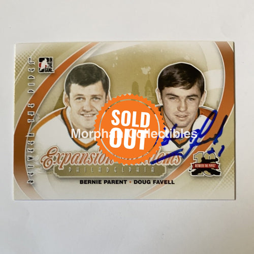 Doug Favell - Autographed Card Between The Pipes 2012
