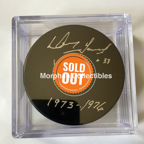 Doug Favell - Autographed Puck Toronto Maple Leafs