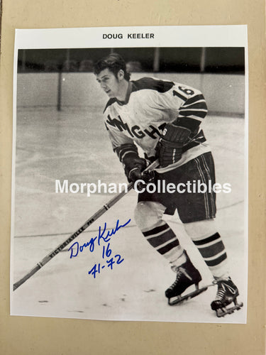 Doug Keeler - Autographed 8x10 Photo - Knights Photo