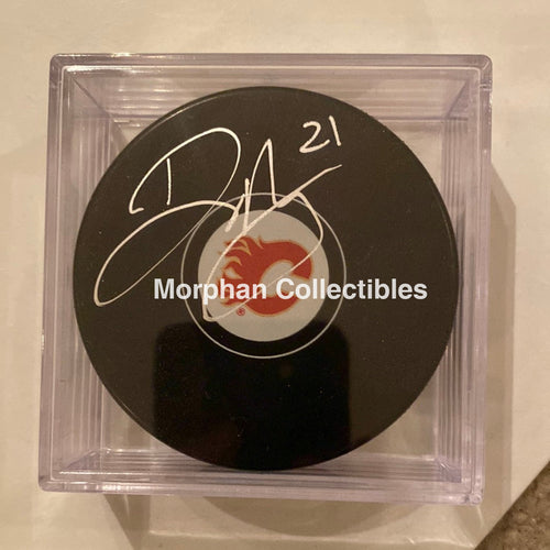 Dwayne Hay - Autographed Puck Calgary Flames
