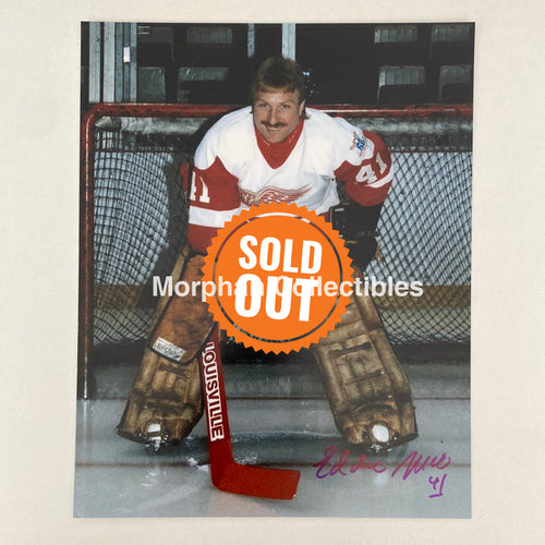 Eddie Mio - Autographed 8X10 Photo Detroit Red Wings