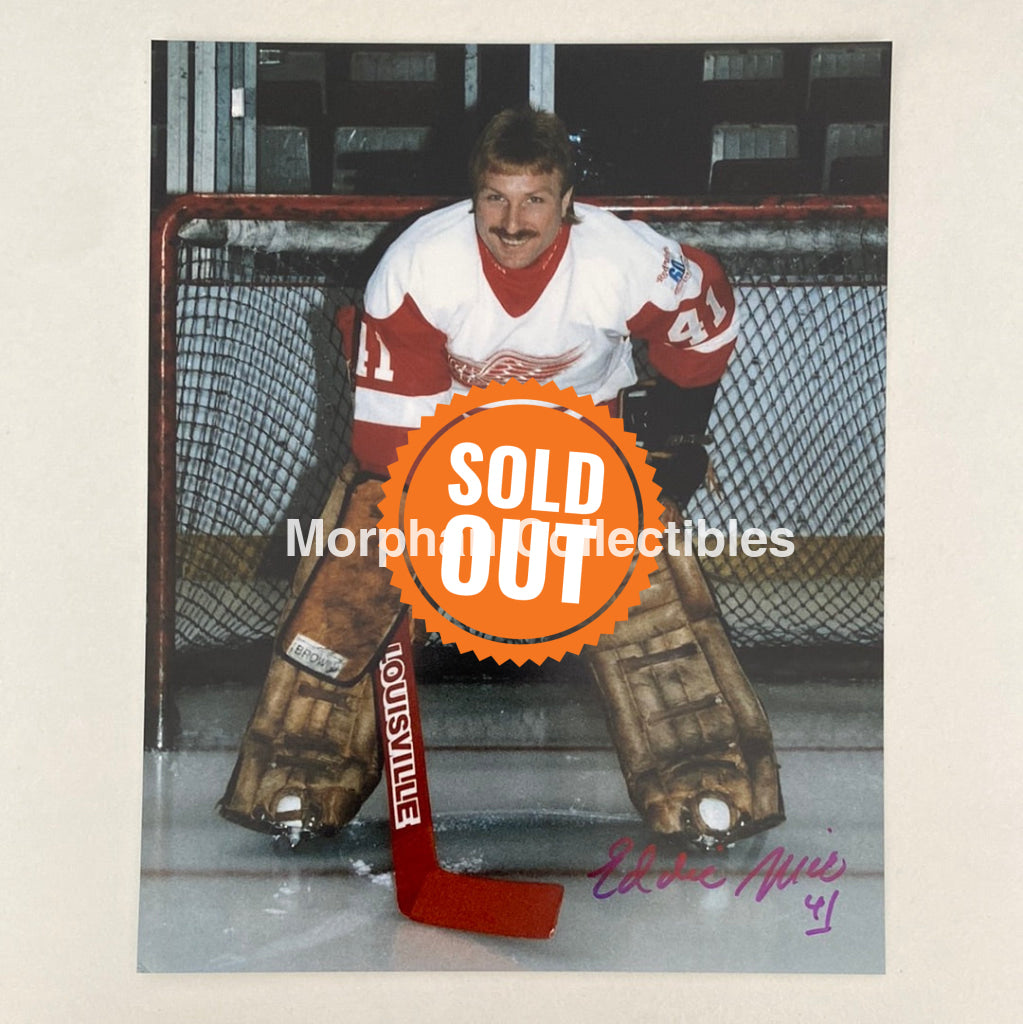 Eddie Mio - Autographed 8X10 Photo Detroit Red Wings