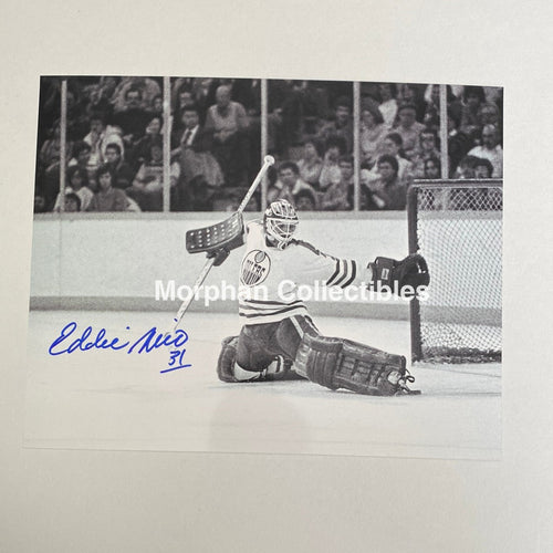 Eddie Mio - Autographed 8X10 Photo Edmonton Oilers
