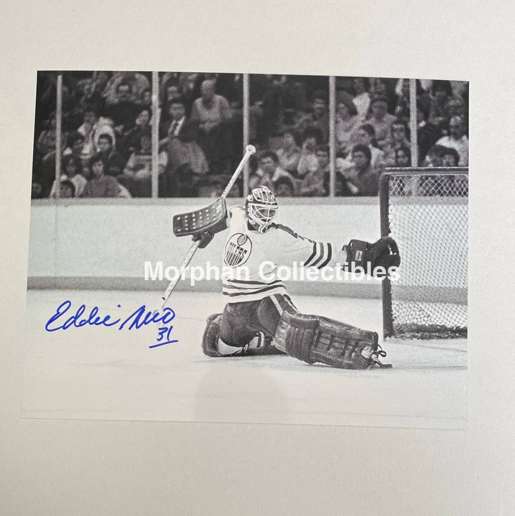 Eddie Mio - Autographed 8X10 Photo Edmonton Oilers