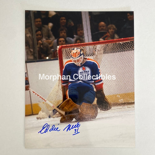 Eddie Mio - Autographed 8X10 Photo Edmonton Oilers