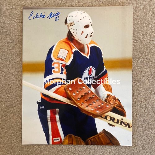 Eddie Mio - Autographed 8X10 Photo Edmonton Oilers