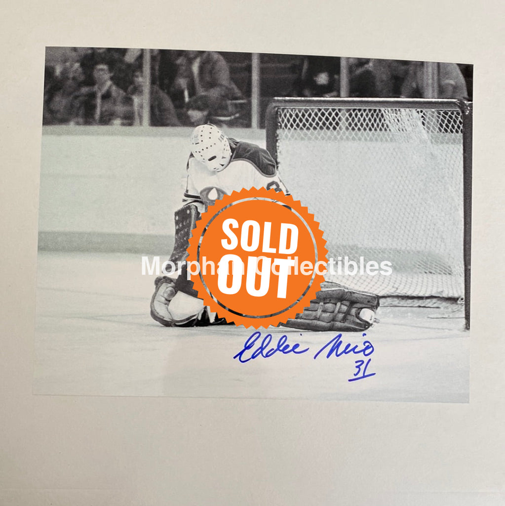 Eddie Mio - Autographed 8X10 Photo Edmonton Oilers