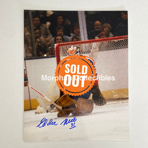 Eddie Mio - Autographed 8X10 Photo Edmonton Oilers
