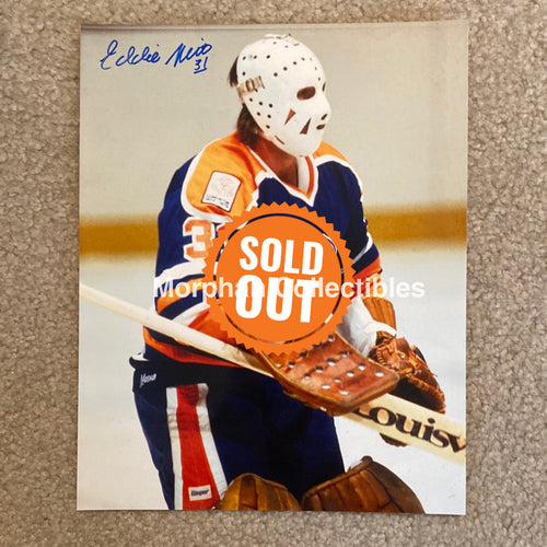 Eddie Mio - Autographed 8X10 Photo Edmonton Oilers