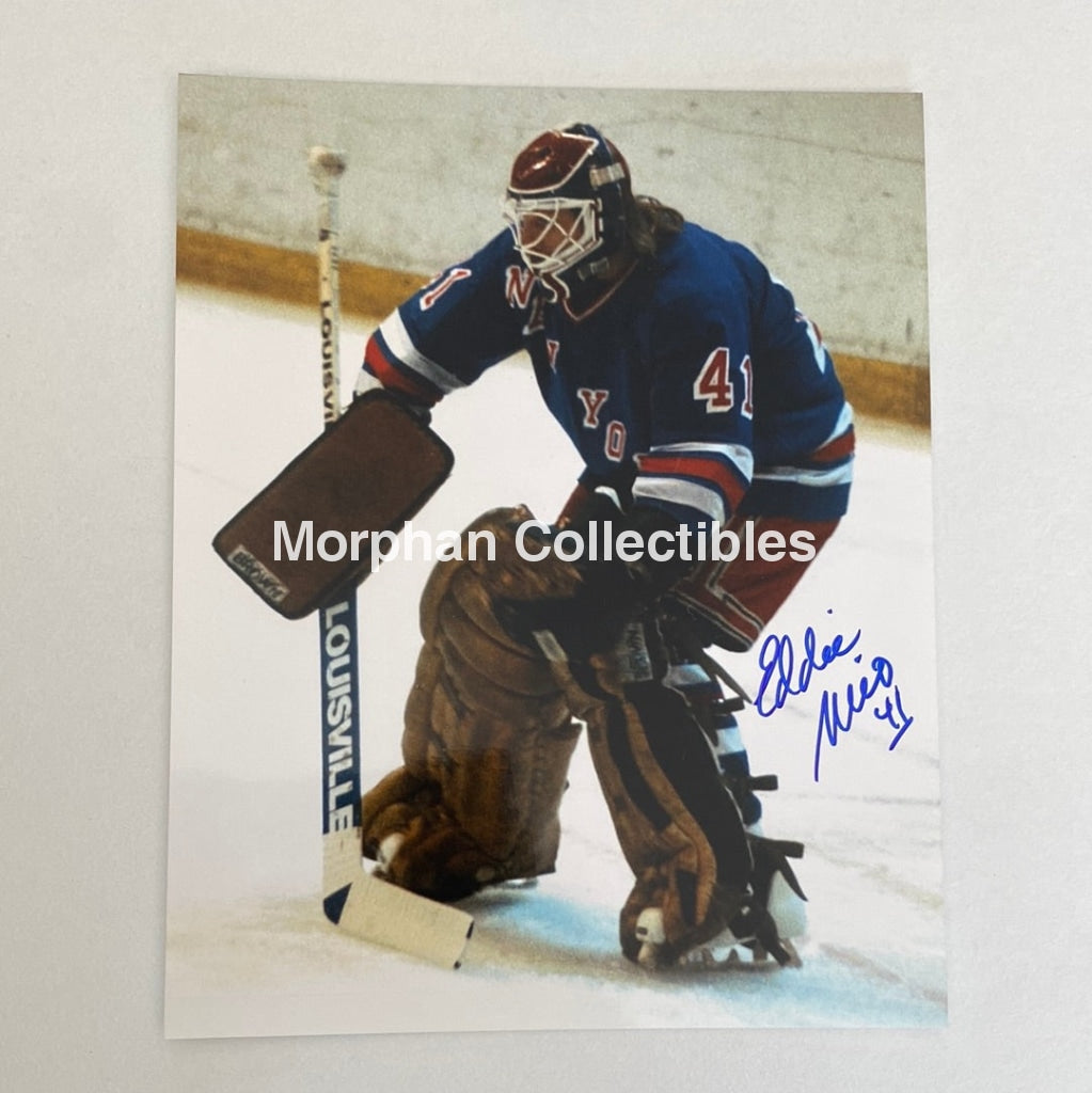 Eddie Mio - Autographed 8X10 Photo New York Rangers