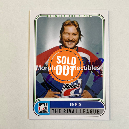 Eddie Mio - Autographed Card Between The Pipes 2008