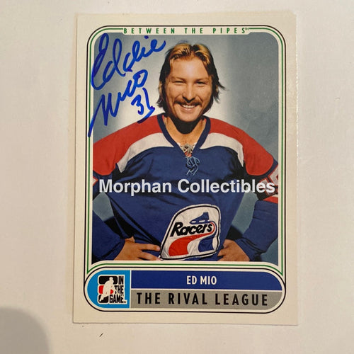 Eddie Mio - Autographed Card Between The Pipes 2008