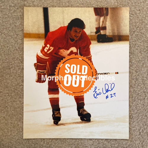 Eric Vail - Autographed 8X10 Photo Calgary Flames