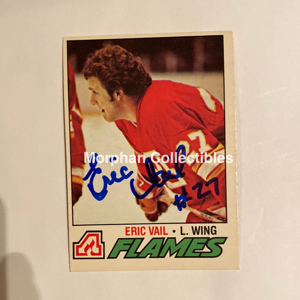 Eric Vail - Autographed Card 1977-78 Opc