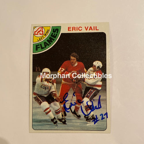 Eric Vail - Autographed Card 1978-79 Topps