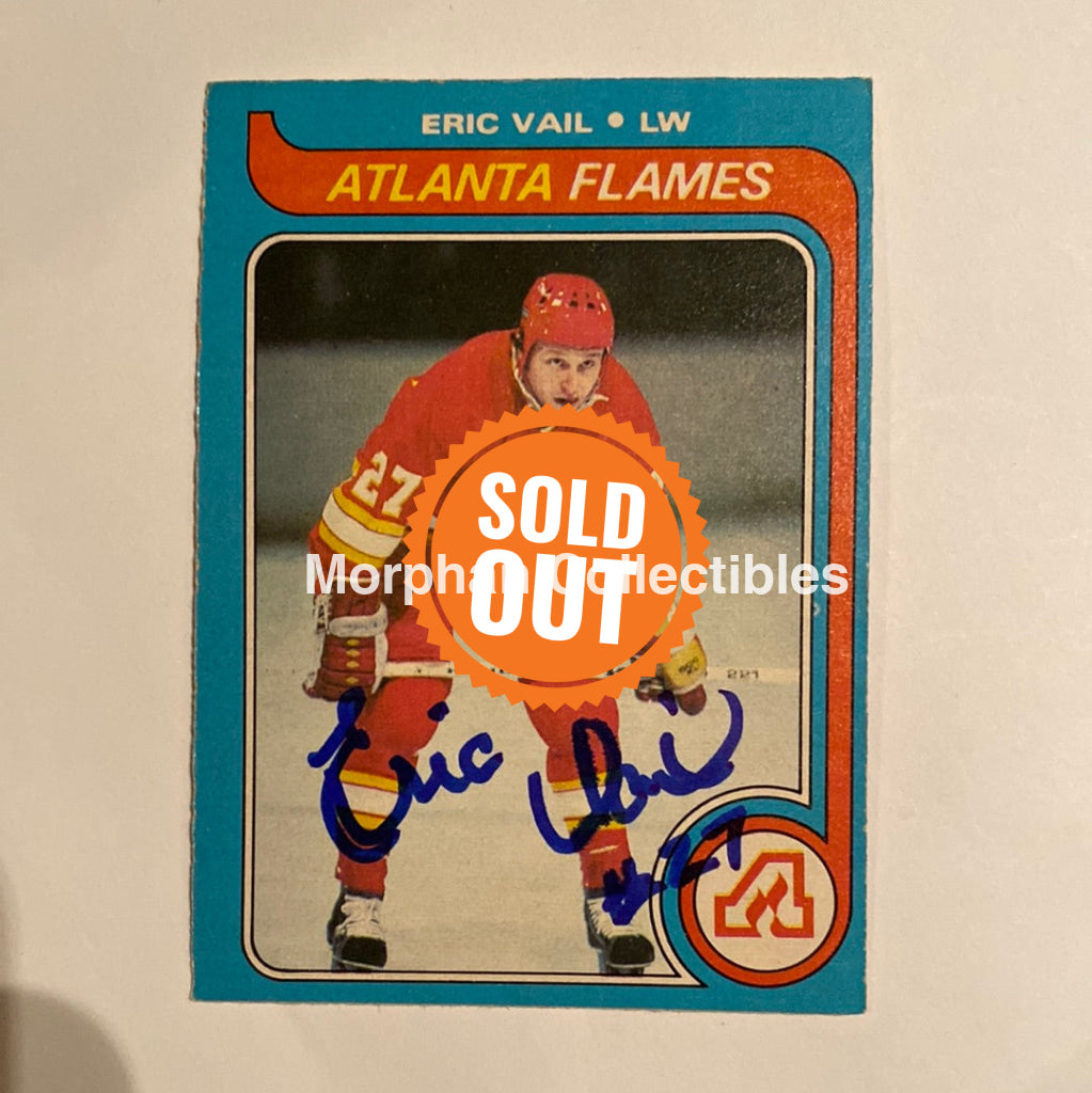 Eric Vail - Autographed Card 1979-80 Opc