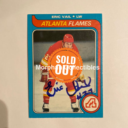 Eric Vail - Autographed Card 1979-80 Opc