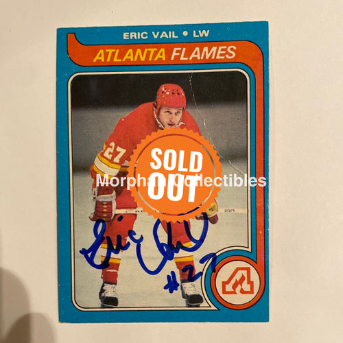 Eric Vail - Autographed Card 1979-80 Opc