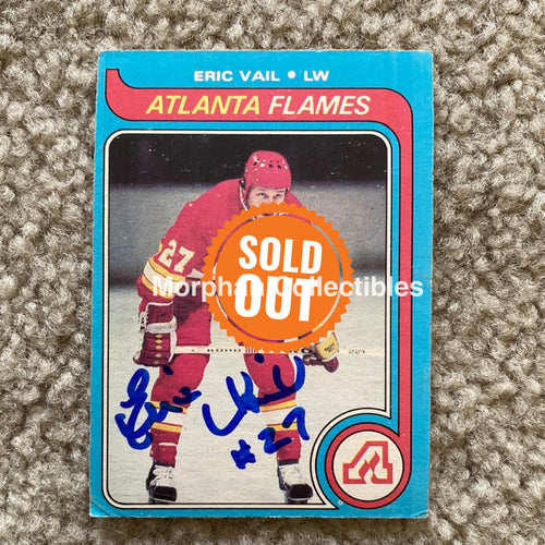Eric Vail - Autographed Card 1979 - 80 Opc