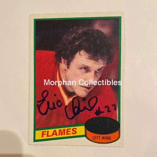 Eric Vail - Autographed Card 1980-81 Topps