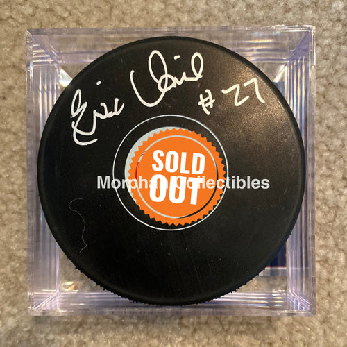 Eric Vail - Autographed Pick Detroit Red Wings Puck