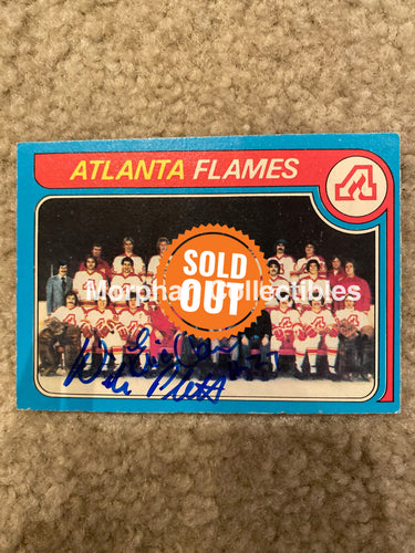 Eric Vail/Willi Plett - Autographed Card 1979-80 Opc Team