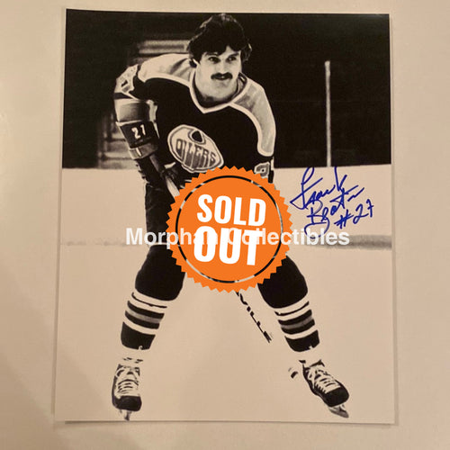 Frank Beaton - Autographed 8X10 Photo Edmonton Oilers