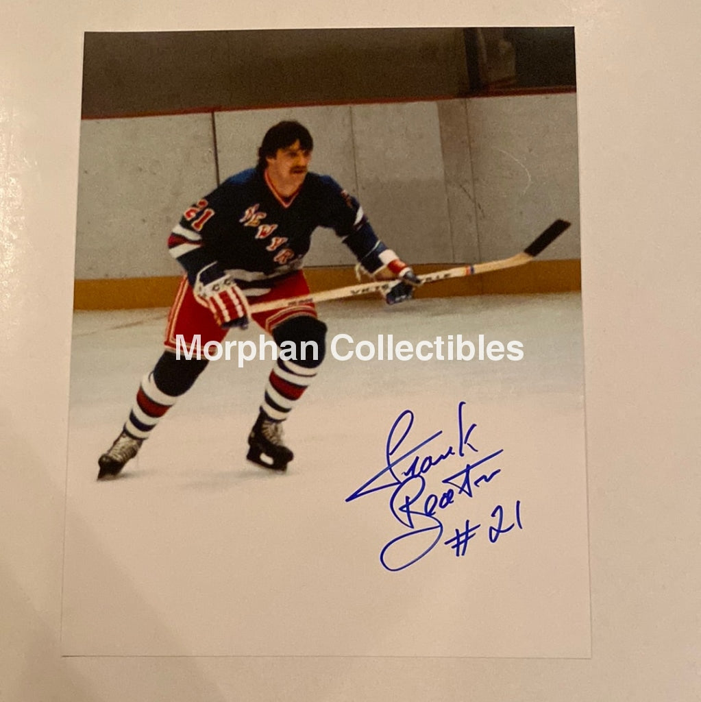 Frank Beaton - Autographed 8X10 Photo New York Rangers