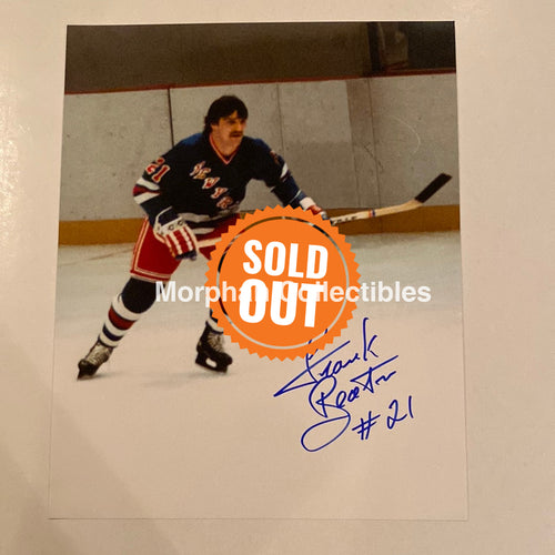 Frank Beaton - Autographed 8X10 Photo New York Rangers