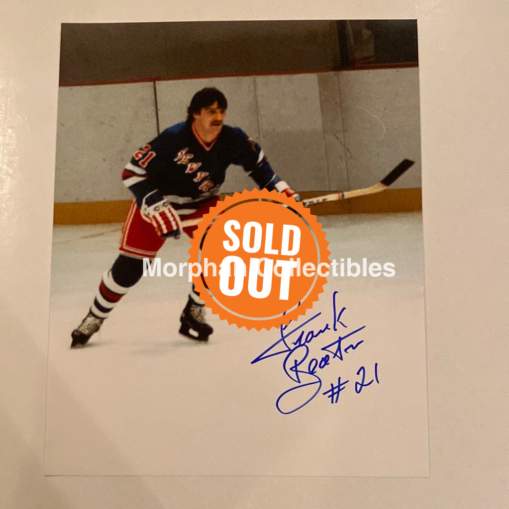 Frank Beaton - Autographed 8X10 Photo New York Rangers