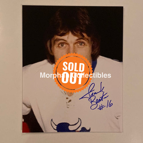 Frank Beaton - Autographed 8X10 Photo Toronto Toros