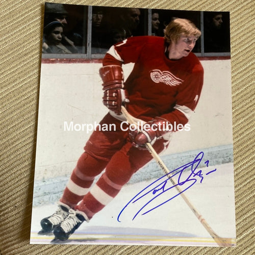 Garry Unger - Autographed 8X10 Photo Detroit Red Wings