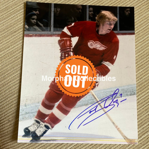 Garry Unger - Autographed 8X10 Photo Detroit Red Wings
