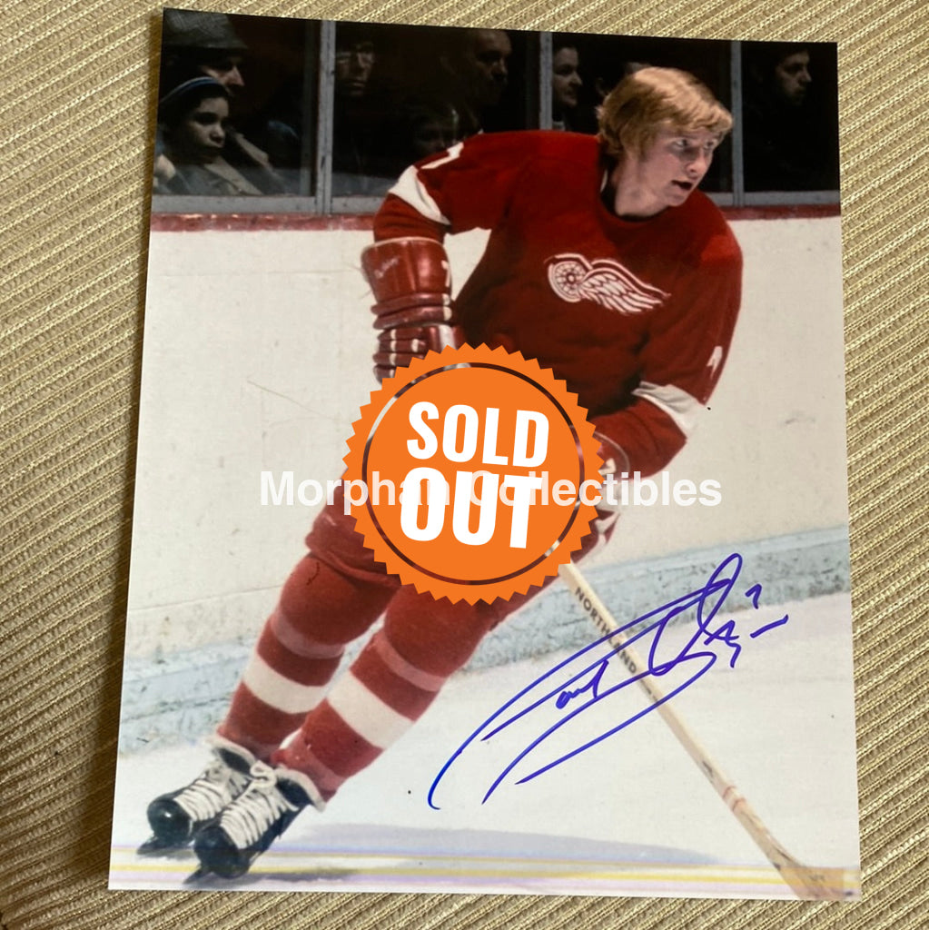 Garry Unger - Autographed 8X10 Photo Detroit Red Wings