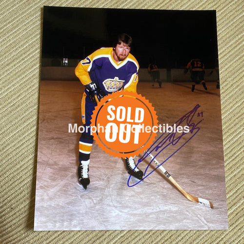 Garry Unger - Autographed 8X10 Photo Los Angelos Kings